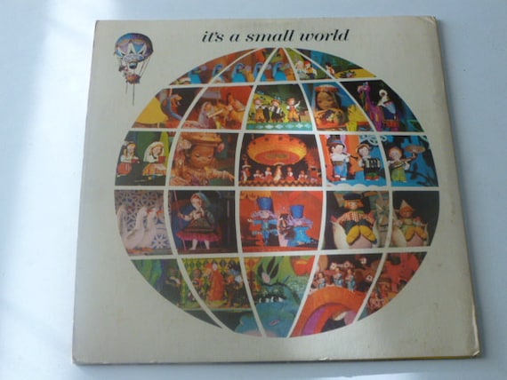 Walt Disney It's A Small World Vinyl Record LP (purple Label