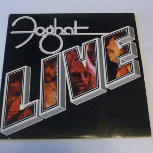 Foghat Live Vinyl Record LP BRK 6971 Bearsville Records 1977 Vinyl Records  Sale
