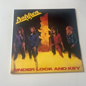 Dokken - Under Lock And Key Vinyl Record LP - 1985 Electra Records