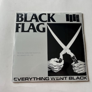 Black Flag - Everything Went Black (Sealed) Vinyl Record LP - 1987 SST Records