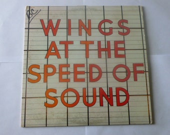 Wings At The Speed Of Sound Disque vinyle LP SW-11525 Capital Records 1976 Vente de disques vinyles