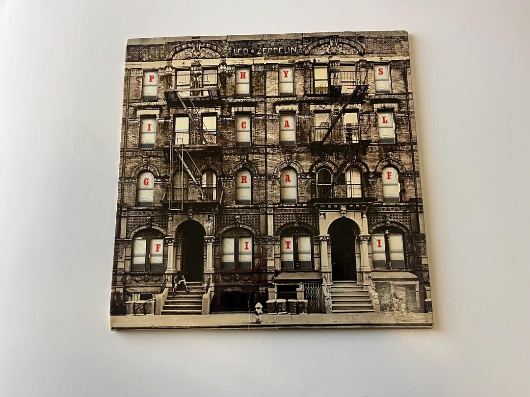Vintage Led Zeppelin Physical Graffiti Vinyl Record LP - 1975 Swan