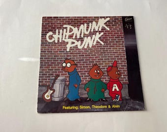 Chipmonk Punk Children Record LP XLP-6008 Excelsior Records