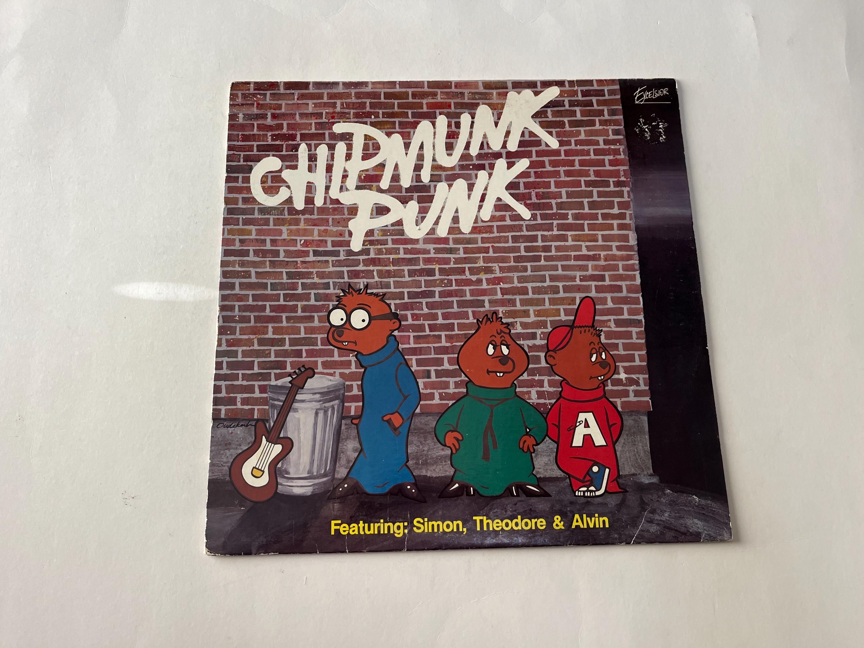 Chipmonk Punk Children Record LP XLP-6008 Excelsior Records