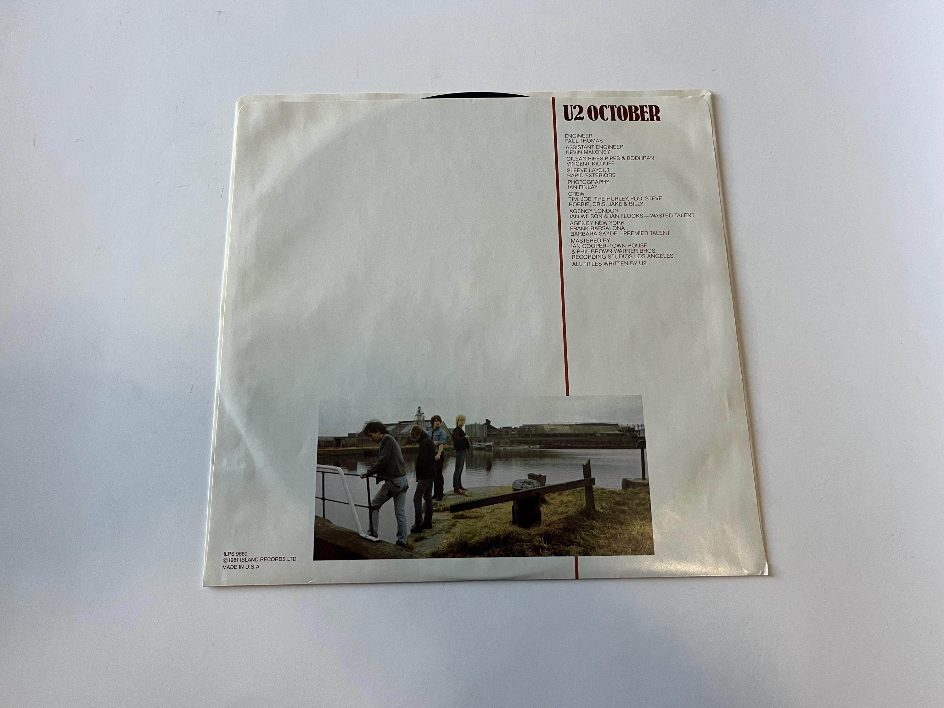 U2 10月ビニールレコード LP - 1981年 アイランドレコード - Etsy 日本