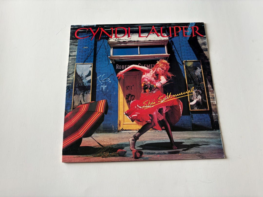 Cyndi Lauper She's so Unusual Vinyl Record LP 1983 Portrait