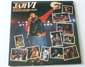Charlie Daniels Band Volunteer Jam VI Vinyl Record KE2 36438  2 Record Set Epic Records 1980 Vinyl Records Sale