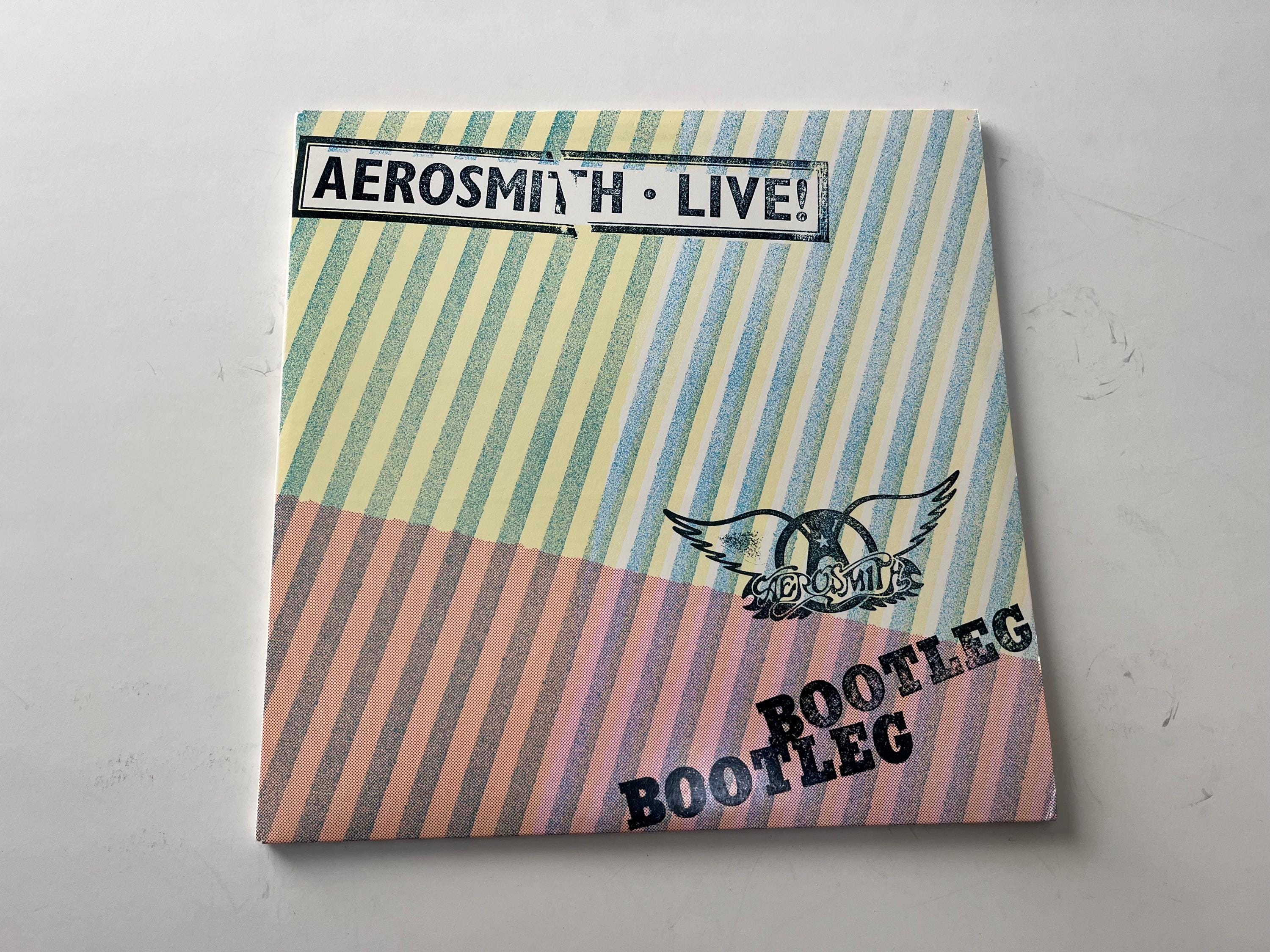 エアロスミス ライブ ブートレッグ ビニールレコード LP - 1978