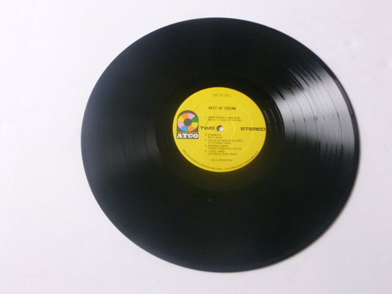 Best of Cream Vinyl Record LP SD 33291 1st Pressing ATCO Etsy