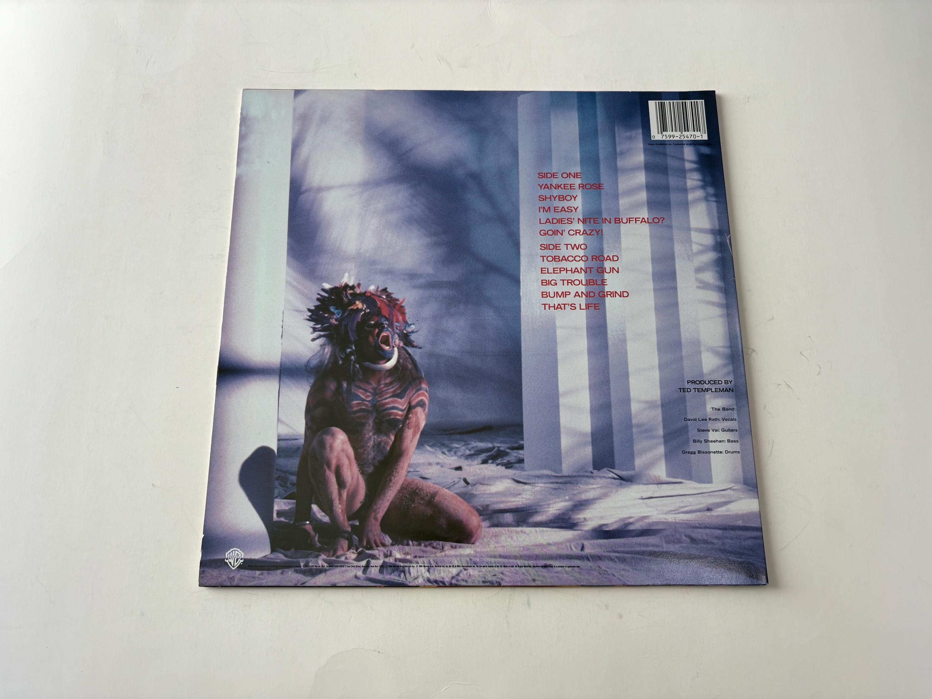 David Lee Roth Eat 'em and Smile Vinyl Record LP WB Records 1986