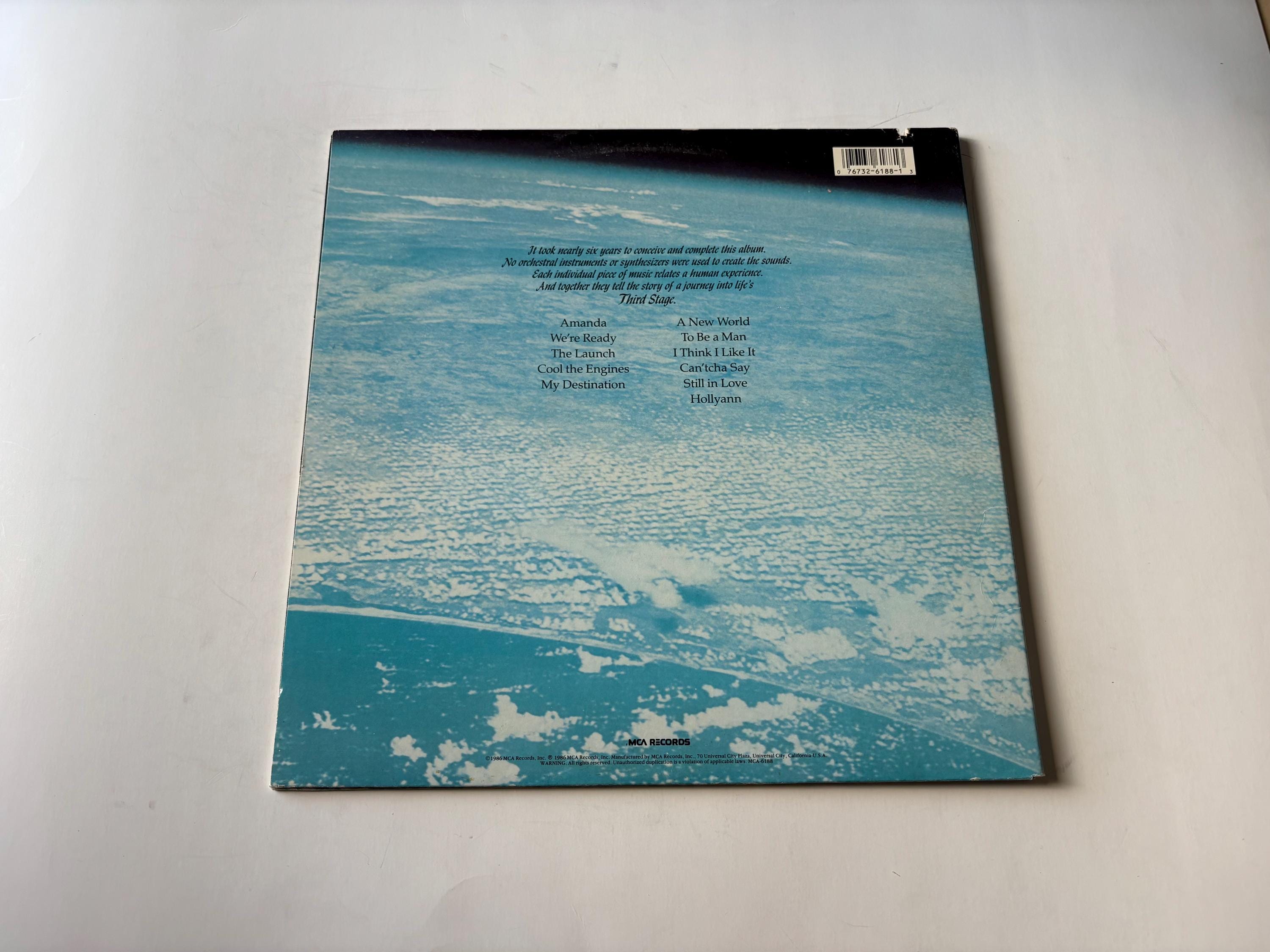 ボストン・サード・ステージ ビニールレコード LP - 1986 MCAレコード