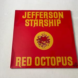 Jefferson Starship Red Octopus Vinyl LP - 1975 German Pressing