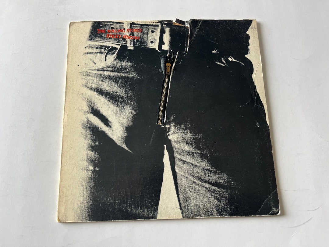 The Rolling Stones Sticky Fingers Vinyl Record LP COC 59100 zipper