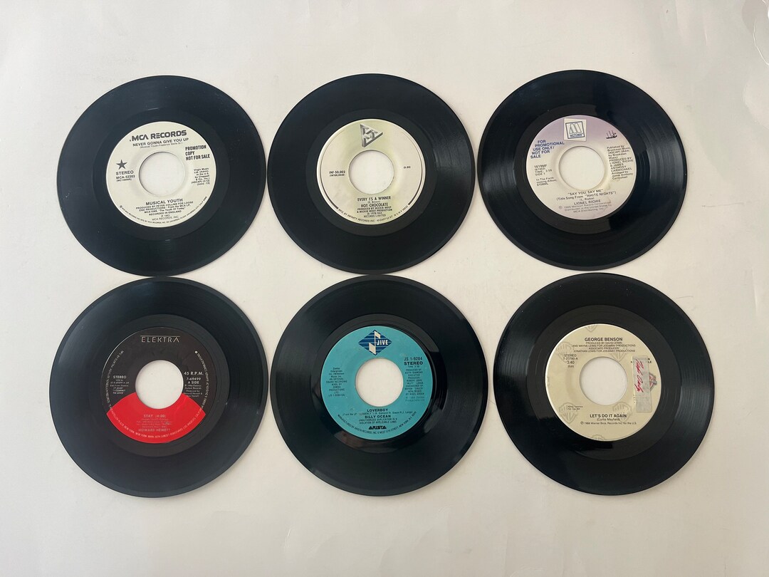 Vintage R&B 45rpm Record Lot: Lionel Richie, Billy Ocean, George Benson ...