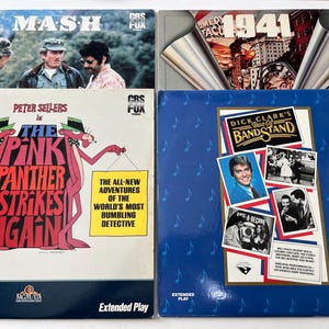 Movie Laser Videodisc Assorted Lot of 4 Laser Disc Sale