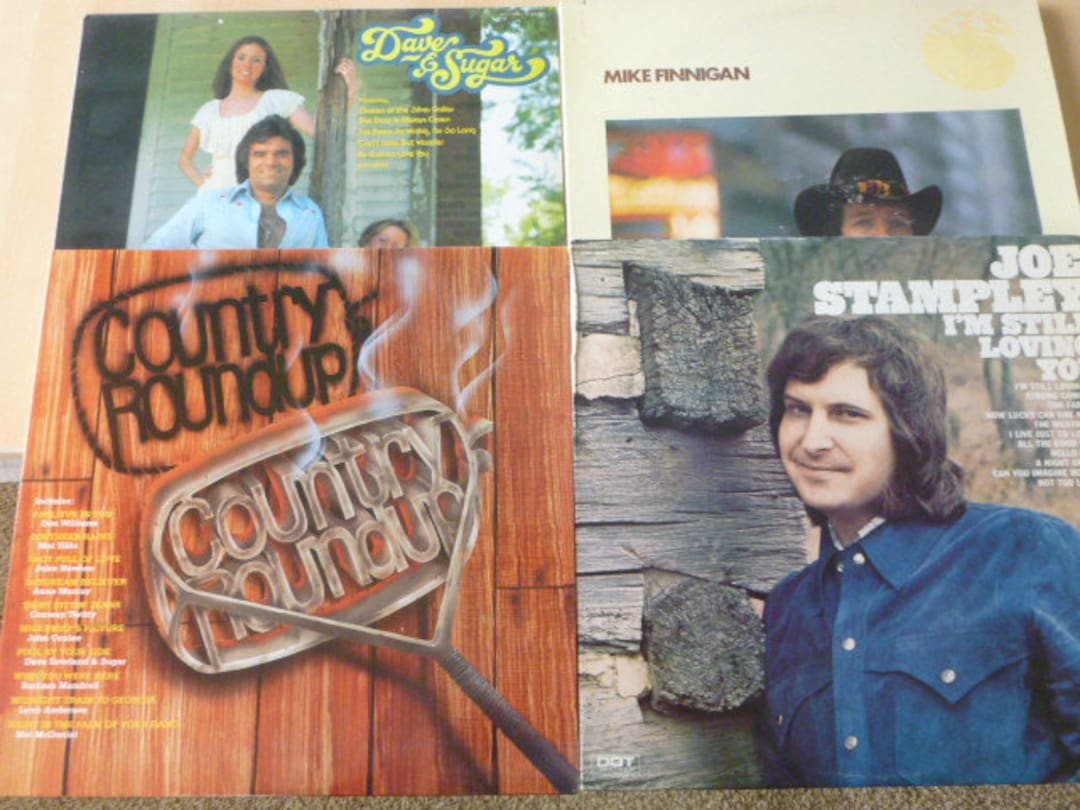 Vinyl Record Lot of 4 Country Vinyl Records Sale Etsy