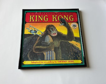 King Kong The Original R.K.O. General Motion Picture Classic (Black Frame) Vinyl Record LP 151 Wonderland Records 1974 Record Sale