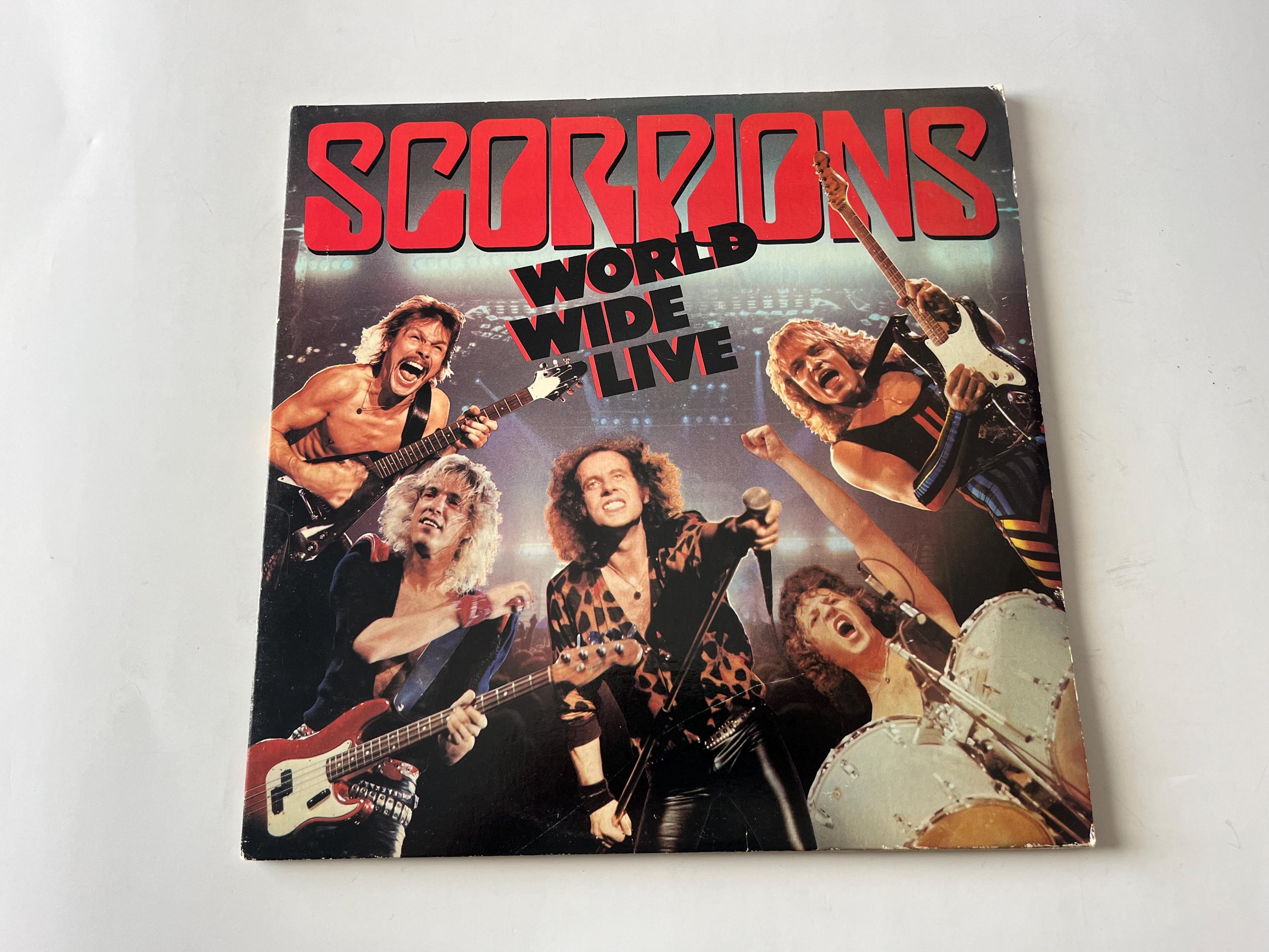 Scorpions World Wide Live Vinyl Record LP - 1985 Mercury Records