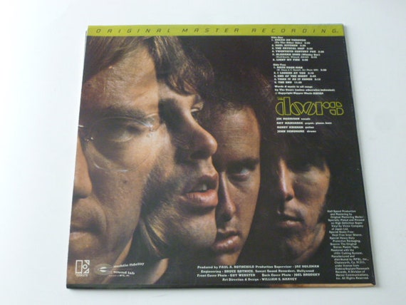 The Doors Vinyl Record: Original Master Recording, Japan Pressing
