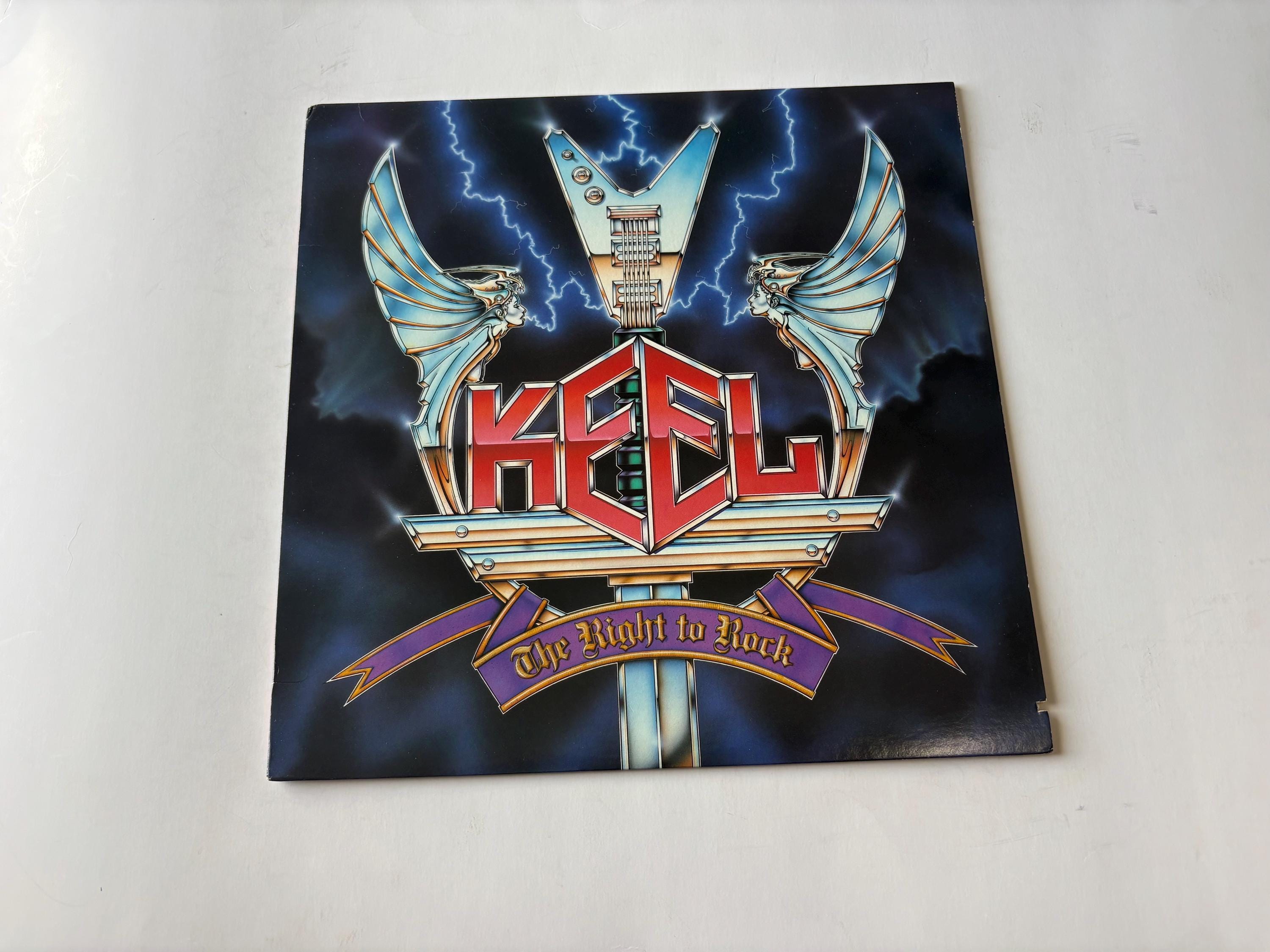 キール - The Right To Rock ビニールレコード LP - 1985 ゴールド 