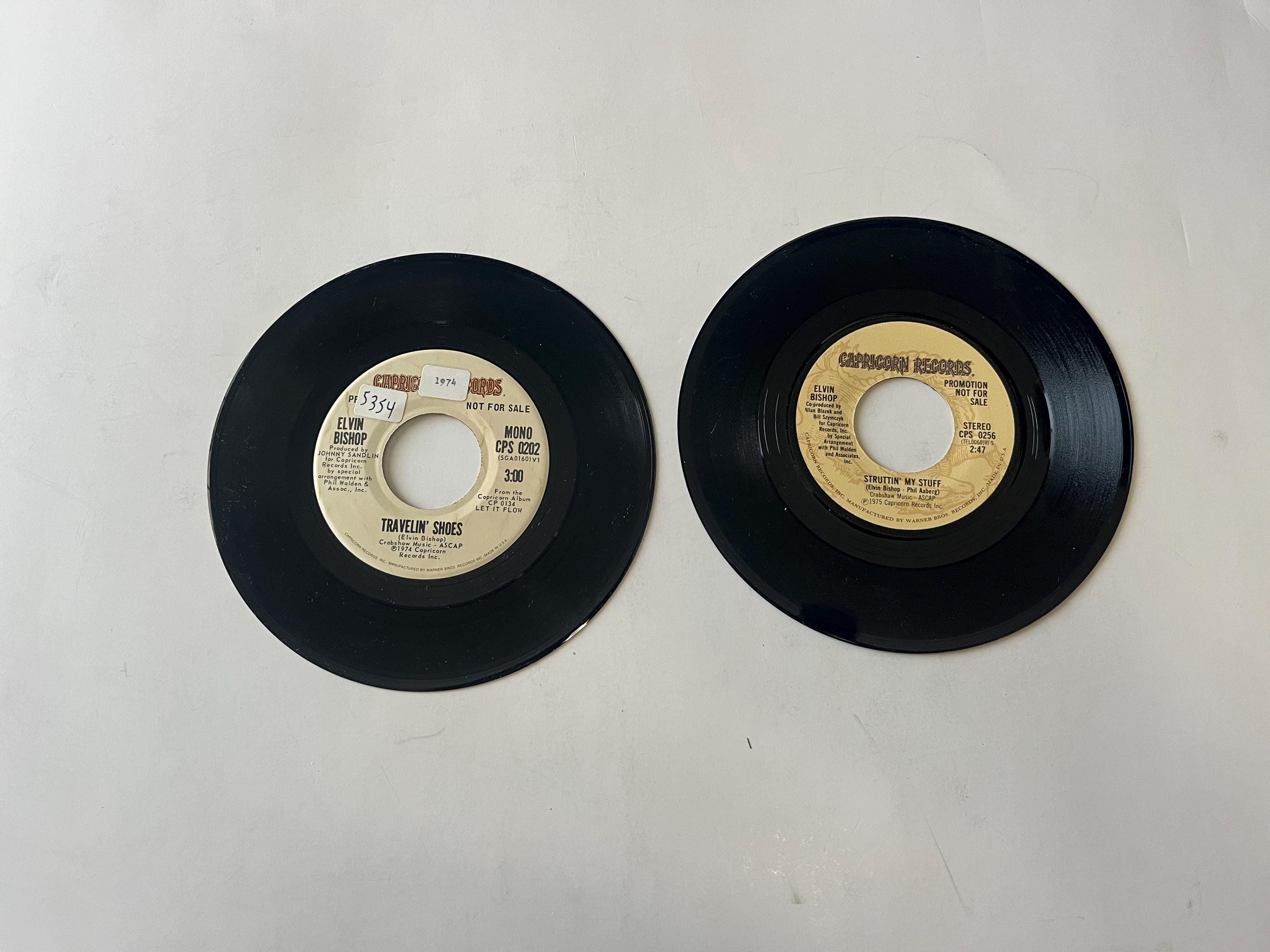Elvin Bischof Reiseschuhe - Struttin' My Stuff (Promo Kopien) Lot von 2 Assorted 45rpm 7 "Plattenverkauf