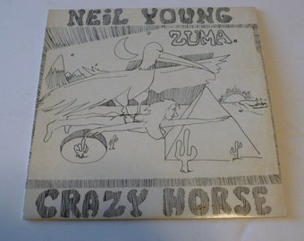 Neil Young With Crazy Horse Zuma Vinyl Record LP MS 2242 Reprise Records 1975 Record Sale