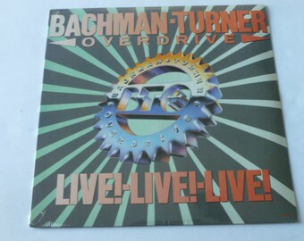 Bachman-Turner Overdrive Live-Live-Live!  (Sealed) Vinyl Record LP MCA-5760 MCA Records 1986 Record Sale