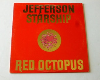 Jefferson Starship Red Octopus Vinyl Record LP BFL1-0999 Grunt Records 1975 Vinyl Records  Sale