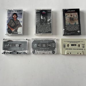 John Lennon & George Harrison Kassetten Lot