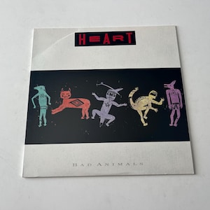 Heart - Bad Animals Vinyl Record LP - 1987 Capitol Records