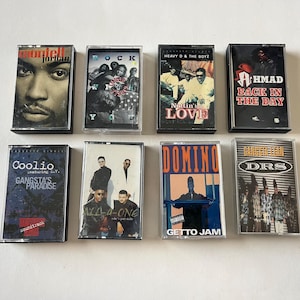 Hiphopcassettesingles uit de jaren 90: Coolio, Heavy D, Montell Jordan en meer – veel van 8