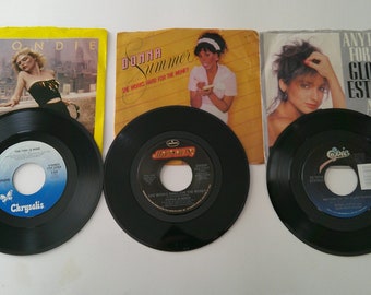 Female Assorted Artists Lot Of 3 Assorted 45rpm 7" Record Sale