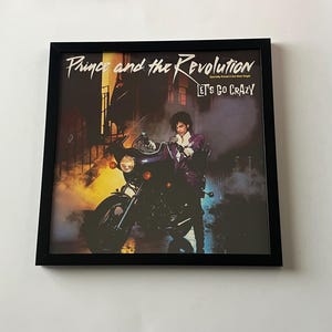 Prince &#39;Let&#39;s Go Crazy&#39; Framed Vinyl Record - 1984 Warner Brothers