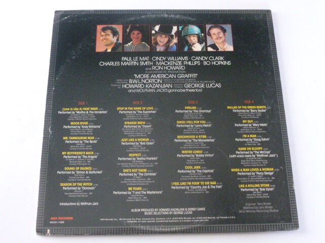 アメリカン・グラフィティのサウンドトラック（1979年）LPレコード