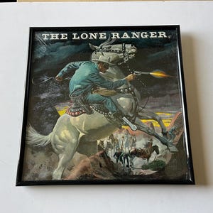 The Lone Ranger Vinyl Record LP - 1964 Special Recording - Black Frame Display