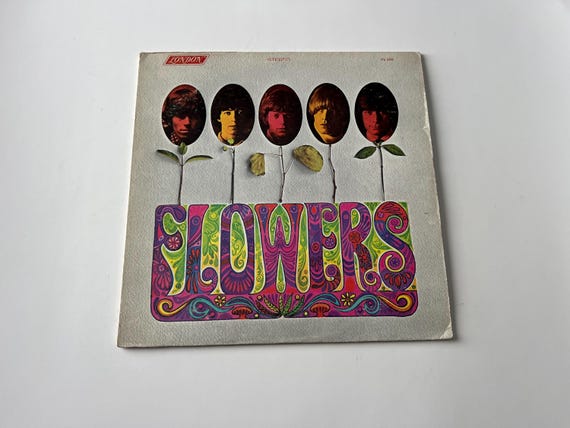 The Rolling Stones Flowers Vinyl Record LP - 1967 London Records