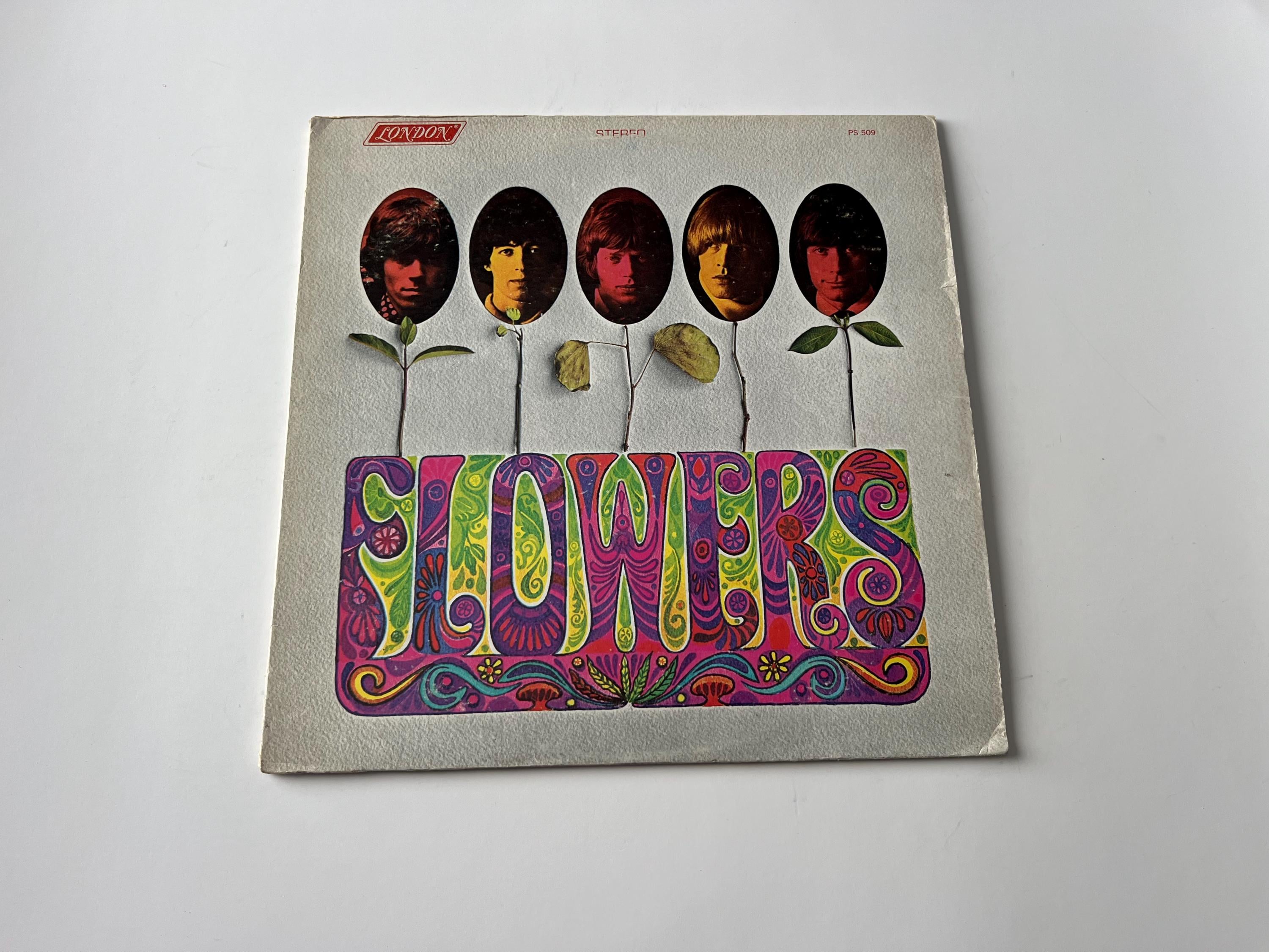 The Rolling Stones Flowers Vinyl Record LP - 1967 London Records