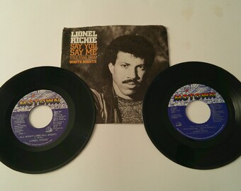 Lionel Richie Lot Of 2 Assorted 45rpm 7" Record Sale