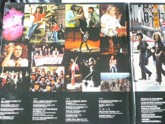 Scorpions Tokyo Tapes Vinyl Record LP - 1978 RCA Victor Double