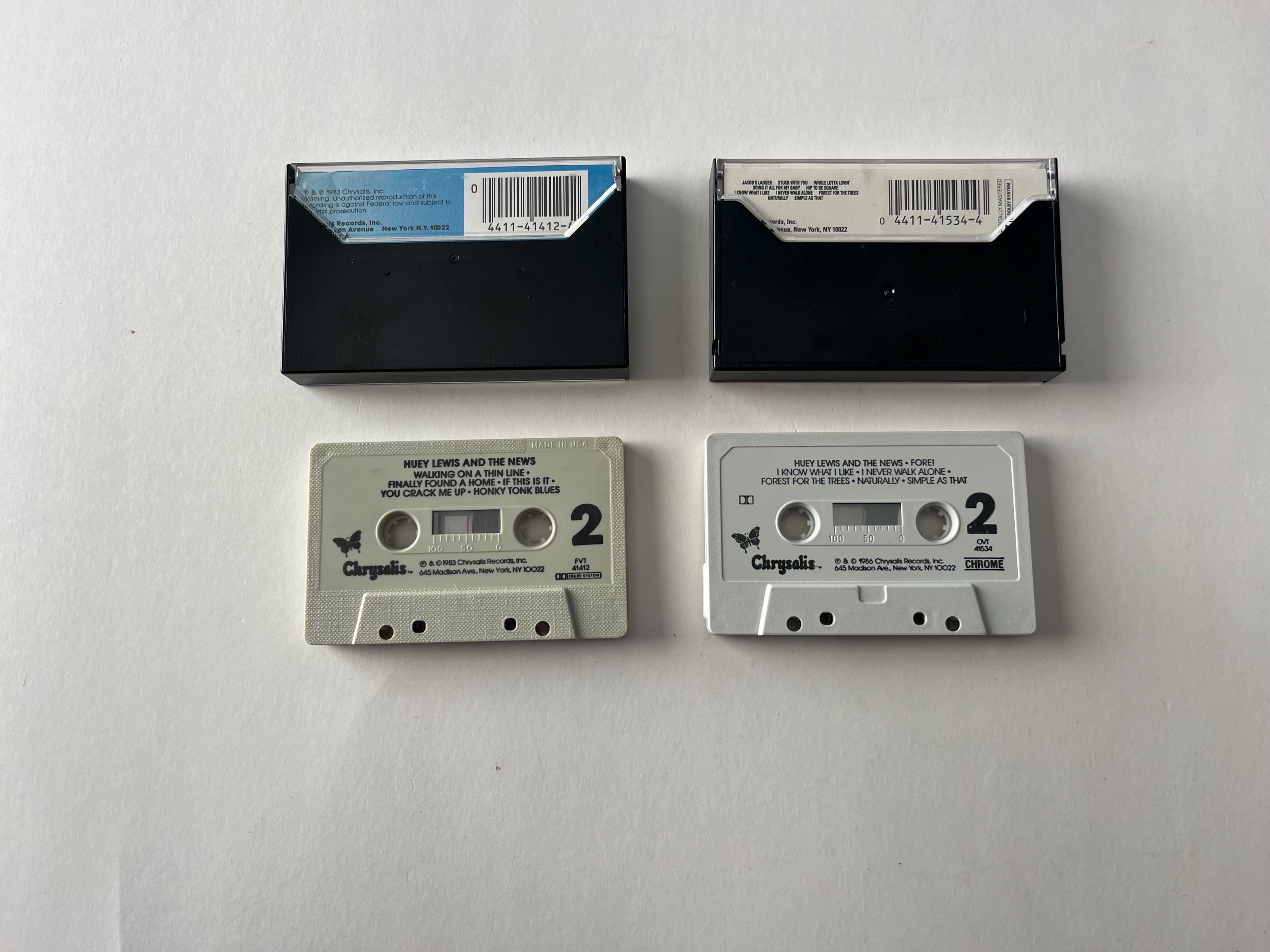 Huey Lewis Sports - Fore Lot of 2 Assorted Cassette Sale - Etsy
