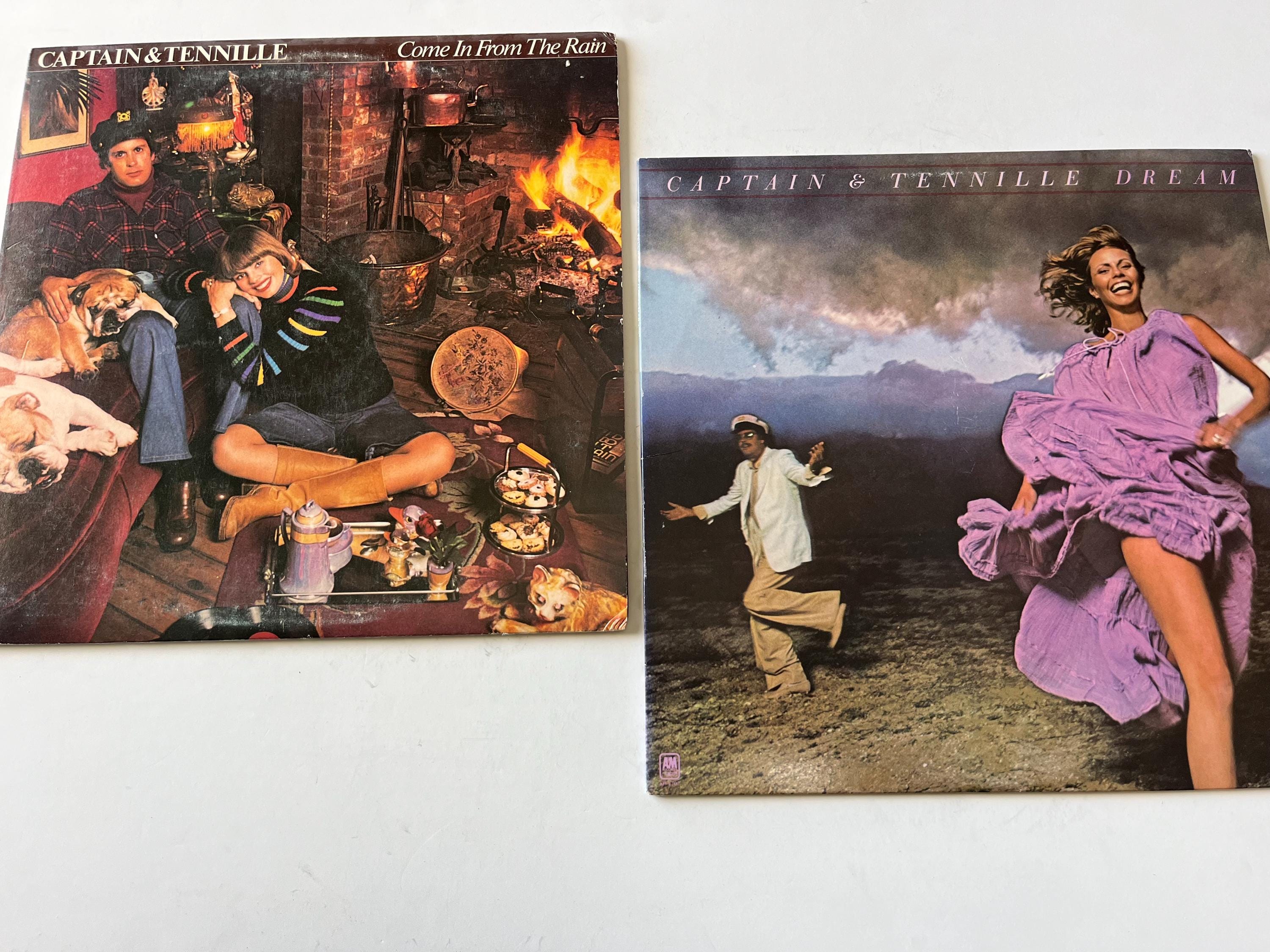 Captain & Tennille Vinyl Record Lot: Dream, Come In From The Rain
