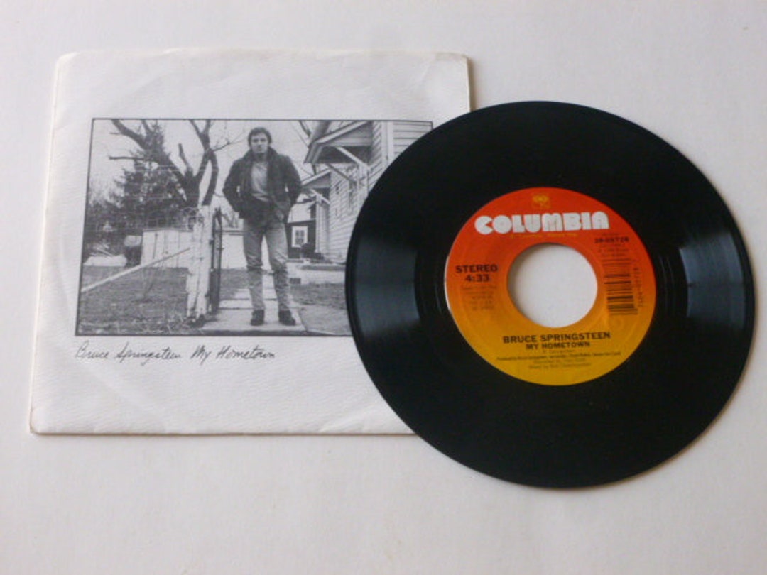 Bruce Springsteen My Hometown 45 Record 7 45rpm Record 3805728