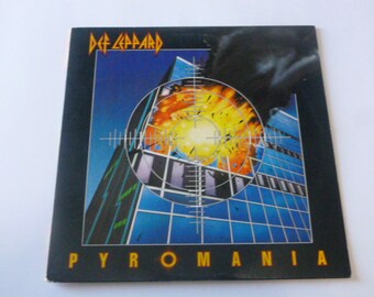Def Leppard Pyromania Vinyl Record LP 422-810-308-1 M-1 Mercury Records 1983 Records Sale