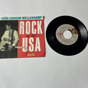 John Cougar Mellencamp - R.O.C.K. In The U.S.A. 7" 45rpm Vinyl Record