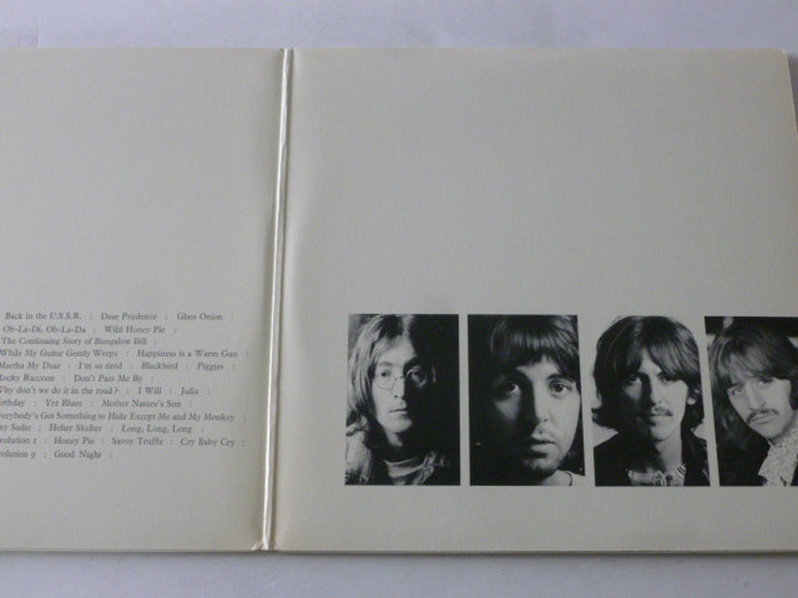 Beatles White Album original Master Recording Vinyl Record - Etsy