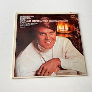 Glen Campbell That Christmas Feeling Vinyl Record LP ST-2978 Capitol Records 1971 Christmas Records