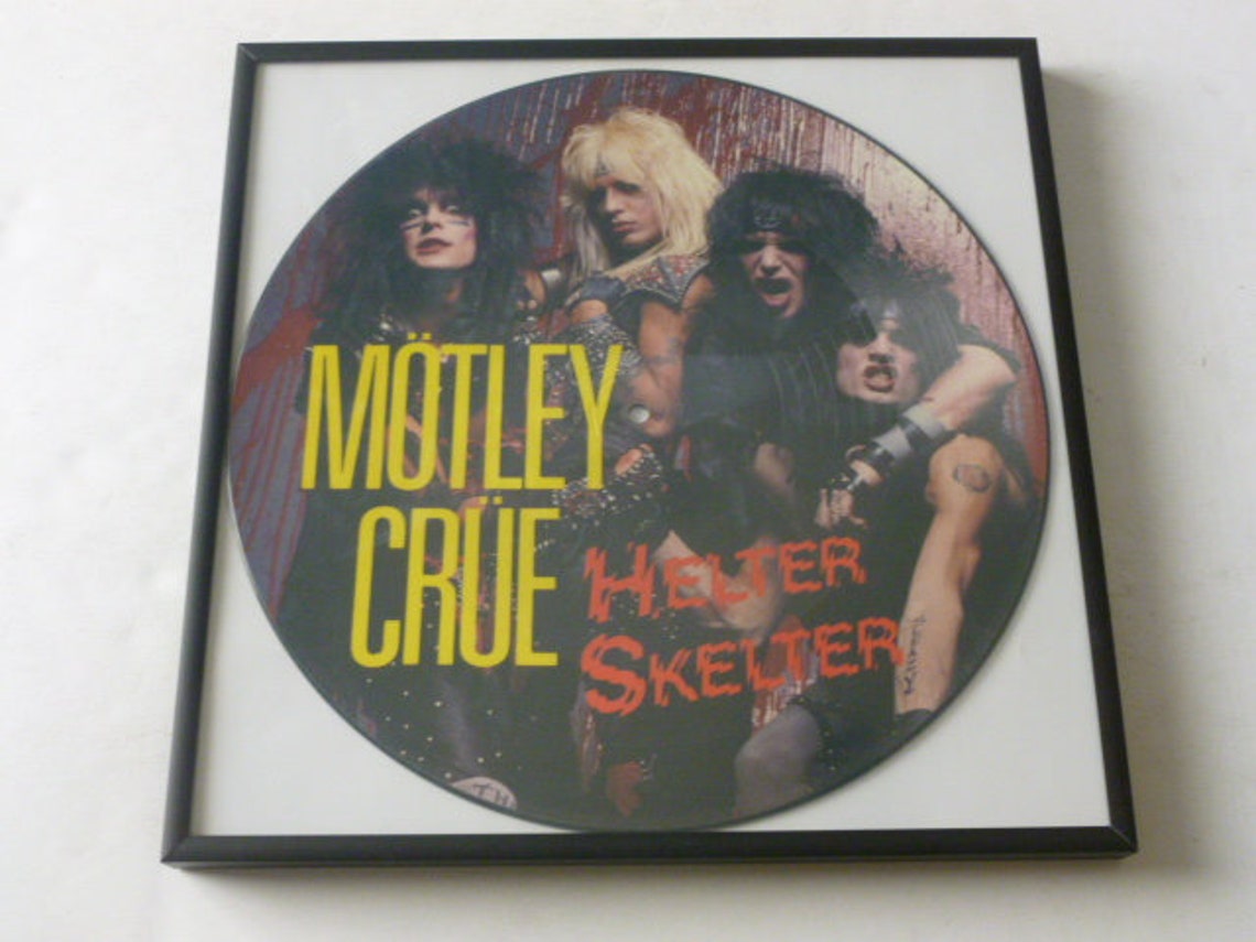 Motley Crue Helter Skelter Vinyl Record LP Picture Disk BMI Etsy