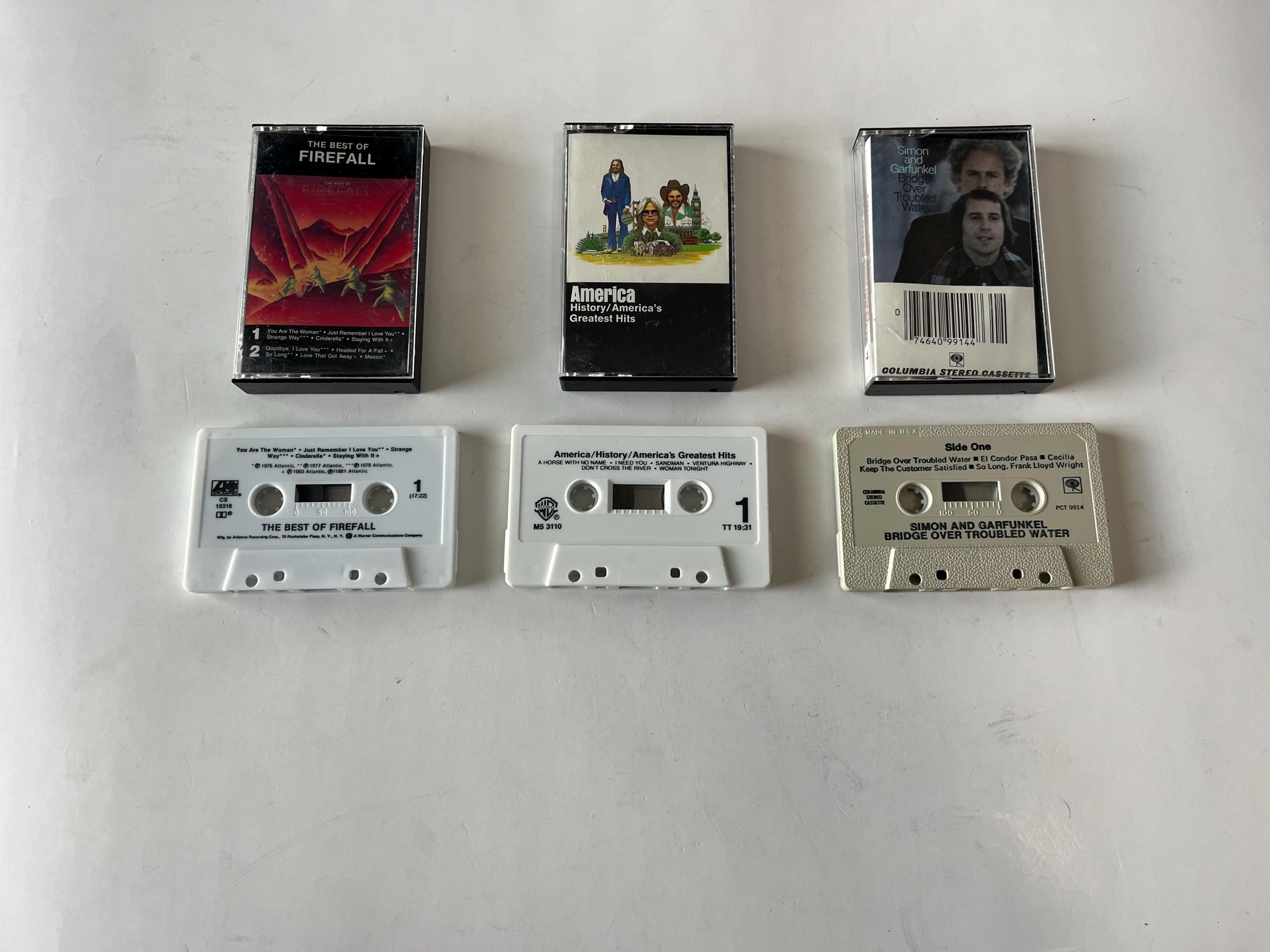 Simon & Garfunkel, America, Firefall Cassette Tape Lot