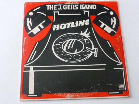 Vintage Records The J Geils Band Hotline Vinyl Record Lp Sd Etsy
