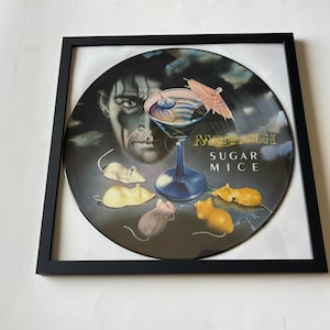 Marillion Sugar Mice Picture Disc: Framed Vinyl Record LP - 1987 EMI